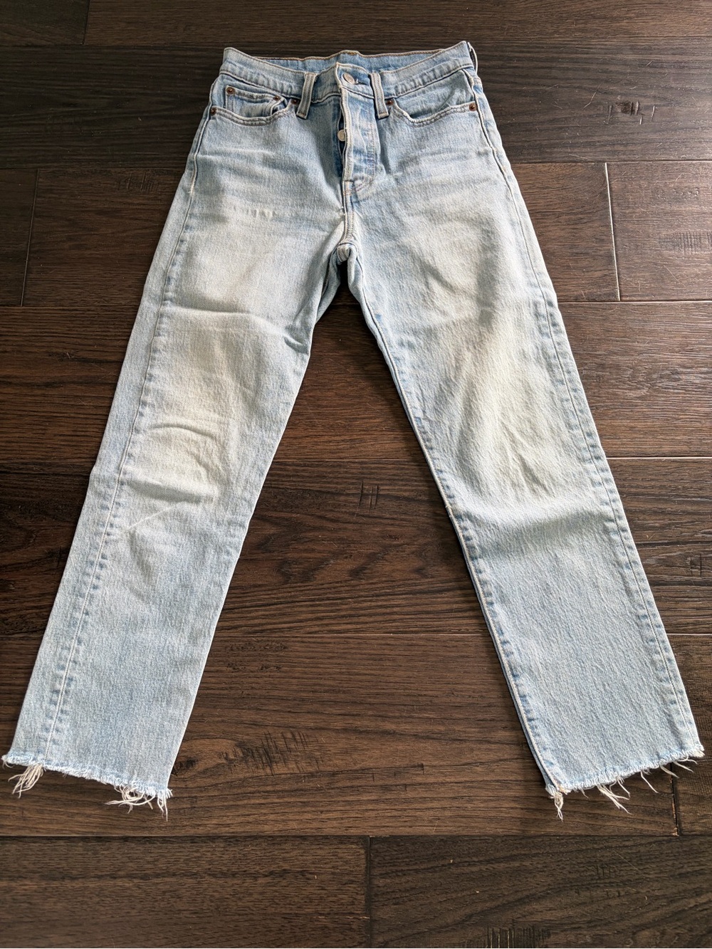 Vintage Levi's Light Blue Straight Leg Women's Jeans